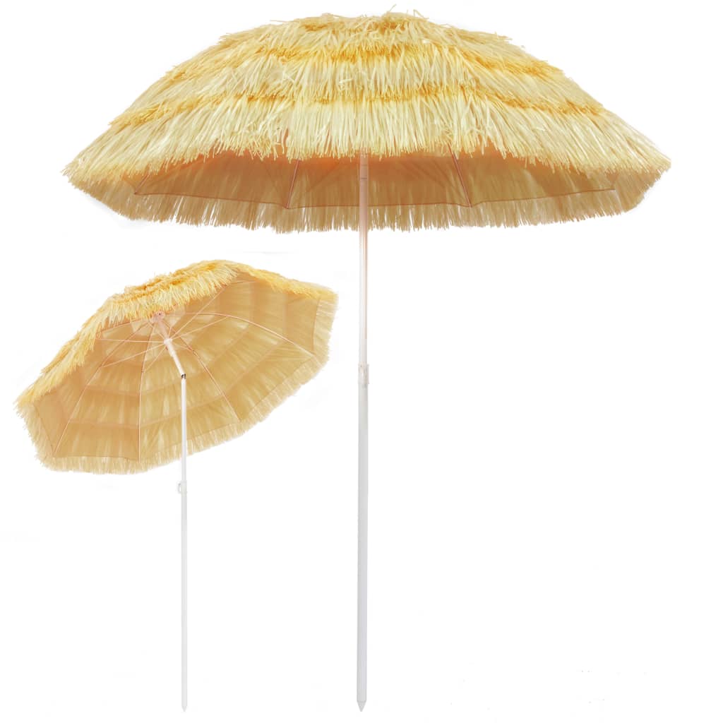 Vidaxl Strandparasol Hawaii Stil 180 cm Natural