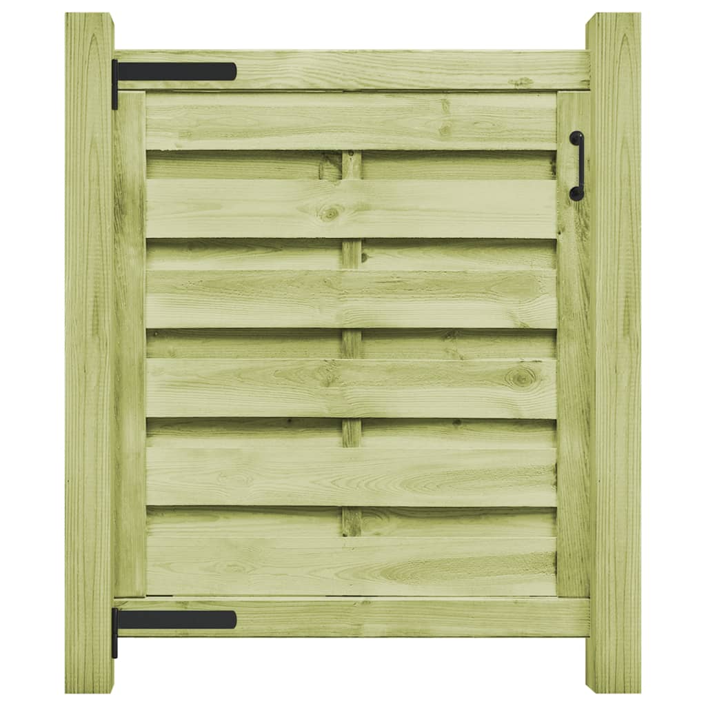 Vidaxl Poort 100x100 cm Pinna impregnata verde