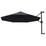 Vidaxl Wall parasol with metal pole 300 cm anthracite