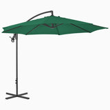 VidaXL Zweefparasol met stalen paal 300 cm groen