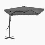 Vidaxl Parasol med stålstång 250x250 cm Anthracite