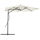 Parasol Vidaxl con poste de acero de 300 cm de arena