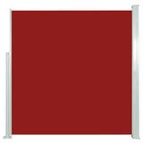 Pare-brise Vidaxl extensible 140x300 cm rouge