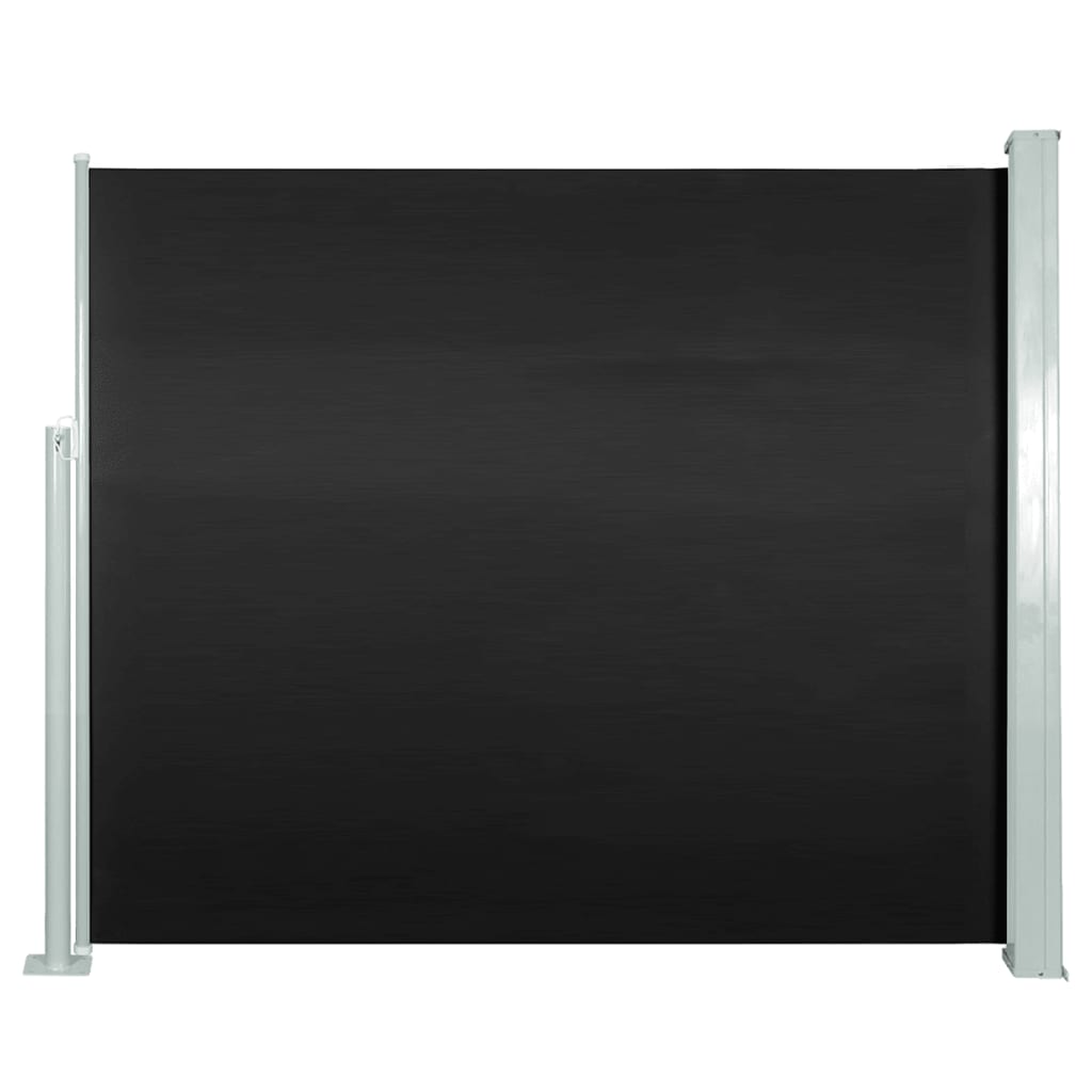 VidaXL Windshield Extendable 120x300 cm Black