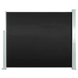 VidaXL Windshield Extendable 120x300 cm Black