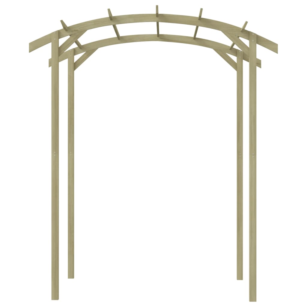 Vidaxl pergola 180x197x210 cm impregnirani borov