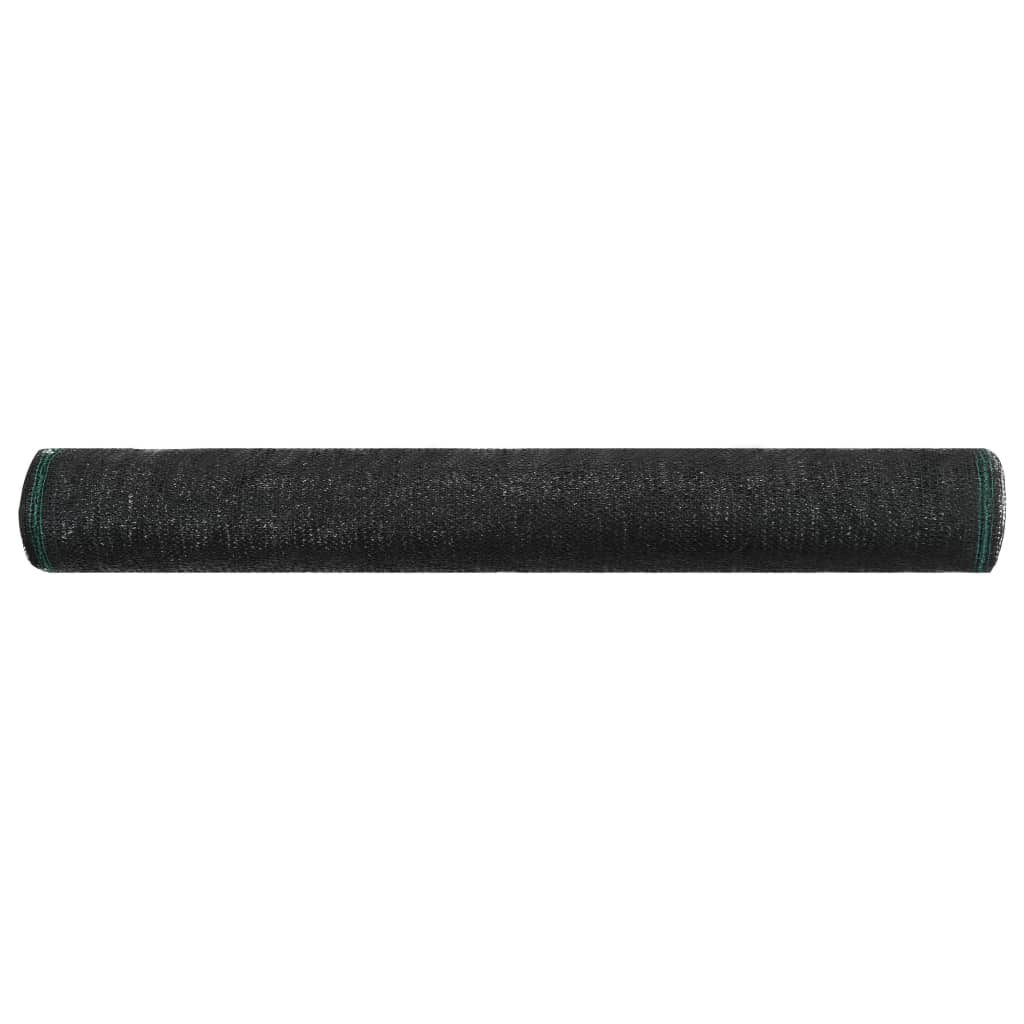 Écran de tennis Vidaxl 1x100 m HDPE noir