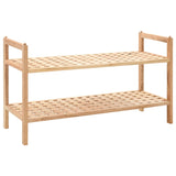 Vidaxl Shoe Rack 69x26x40 cm Solid valnøtt tre