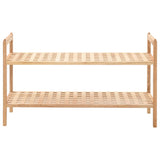 Vidaxl Shoe Rack 69x26x40 cm Solid valnøtt tre