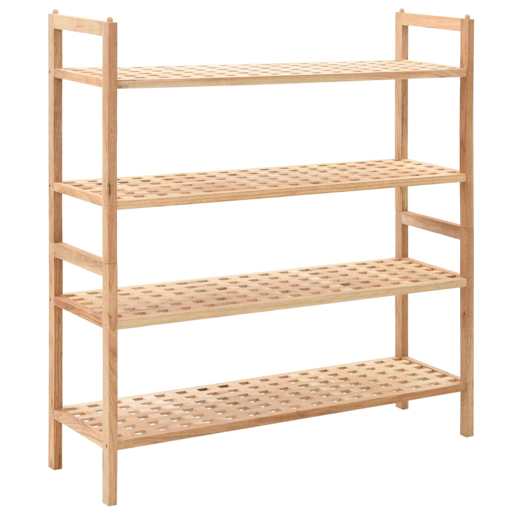 Vidaxl shoe rack 69x26x81 cm solid walnut wood