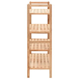 Vidaxl shoe rack 69x26x81 cm solid walnut wood