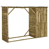 Vidaxl Garden Shed 253x80x170 cm fyrretræ