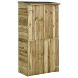 Vidaxl Garden Shed 85x48x177 cm fyrretræ