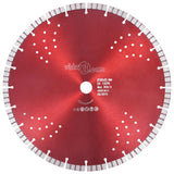 Vidaxl Diamond Saw Blade med turbo og huller 350 mm stål