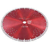 Vidaxl Diamond Saw Blade med turbo og huller 350 mm stål