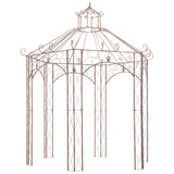 Vidaxl Garden Pavilion 3 M Iron Antique Brown