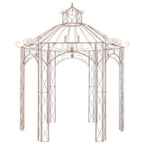 Vidaxl Garden Pavilion 3 M Iron Antique Brown