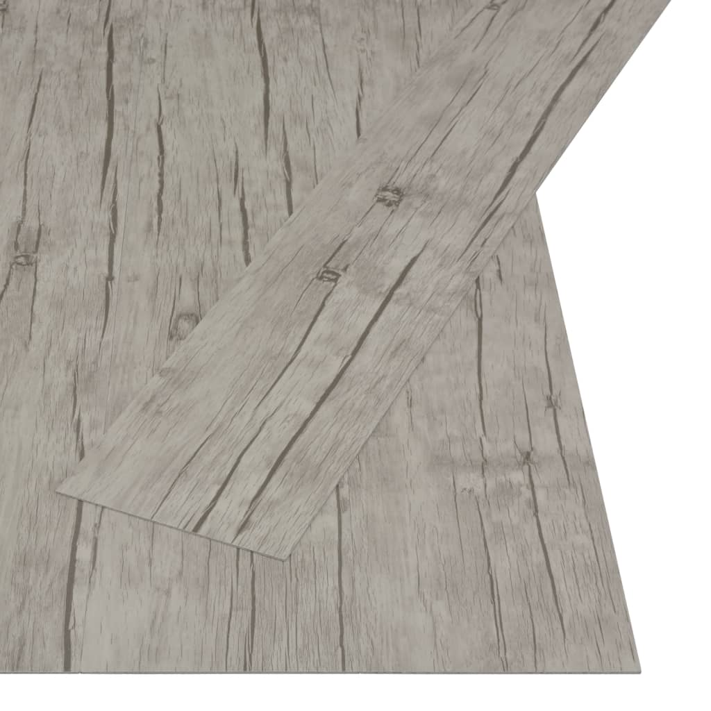 Vidaxl Floorboards Self -adhesive 4.46 m² 3 mm PVC washed oak