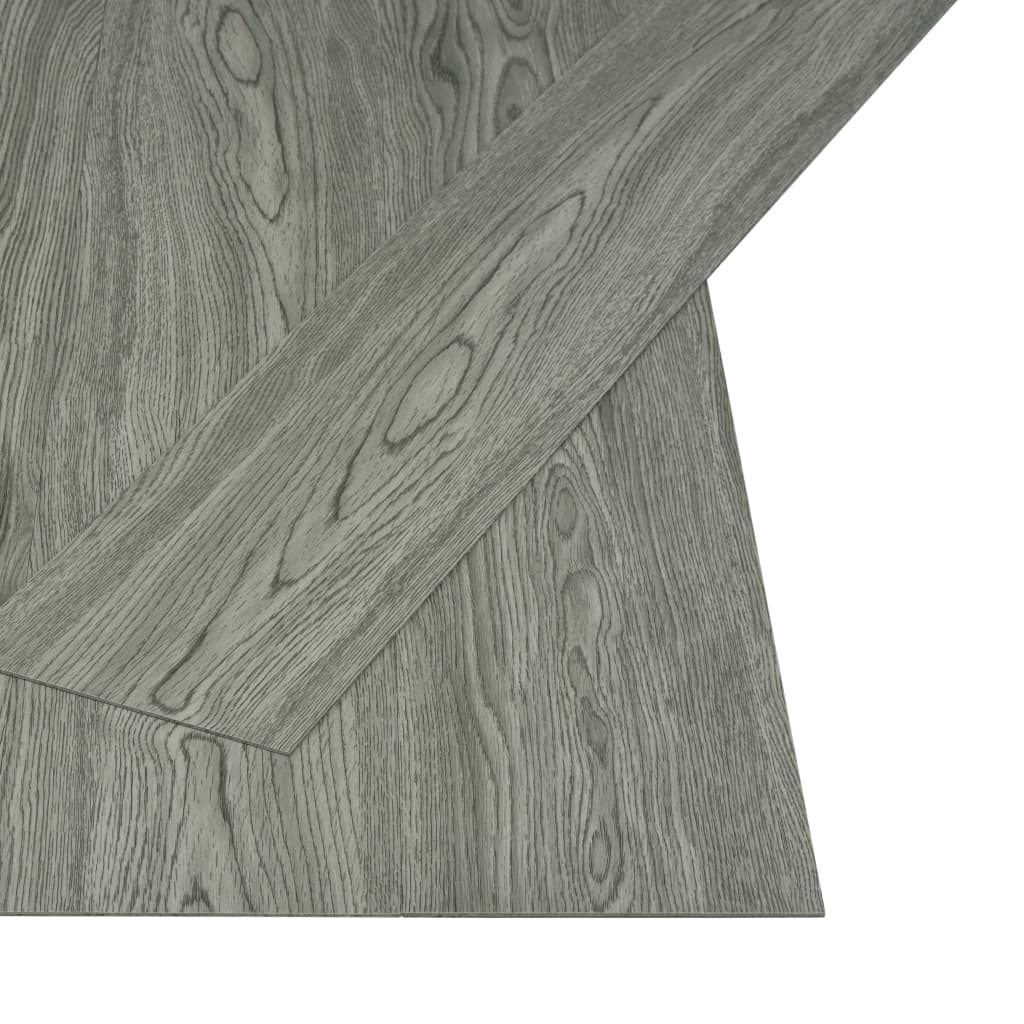 Vidaxl Floorboards Self -adhesive 4.46 m² 3 mm PVC Gray