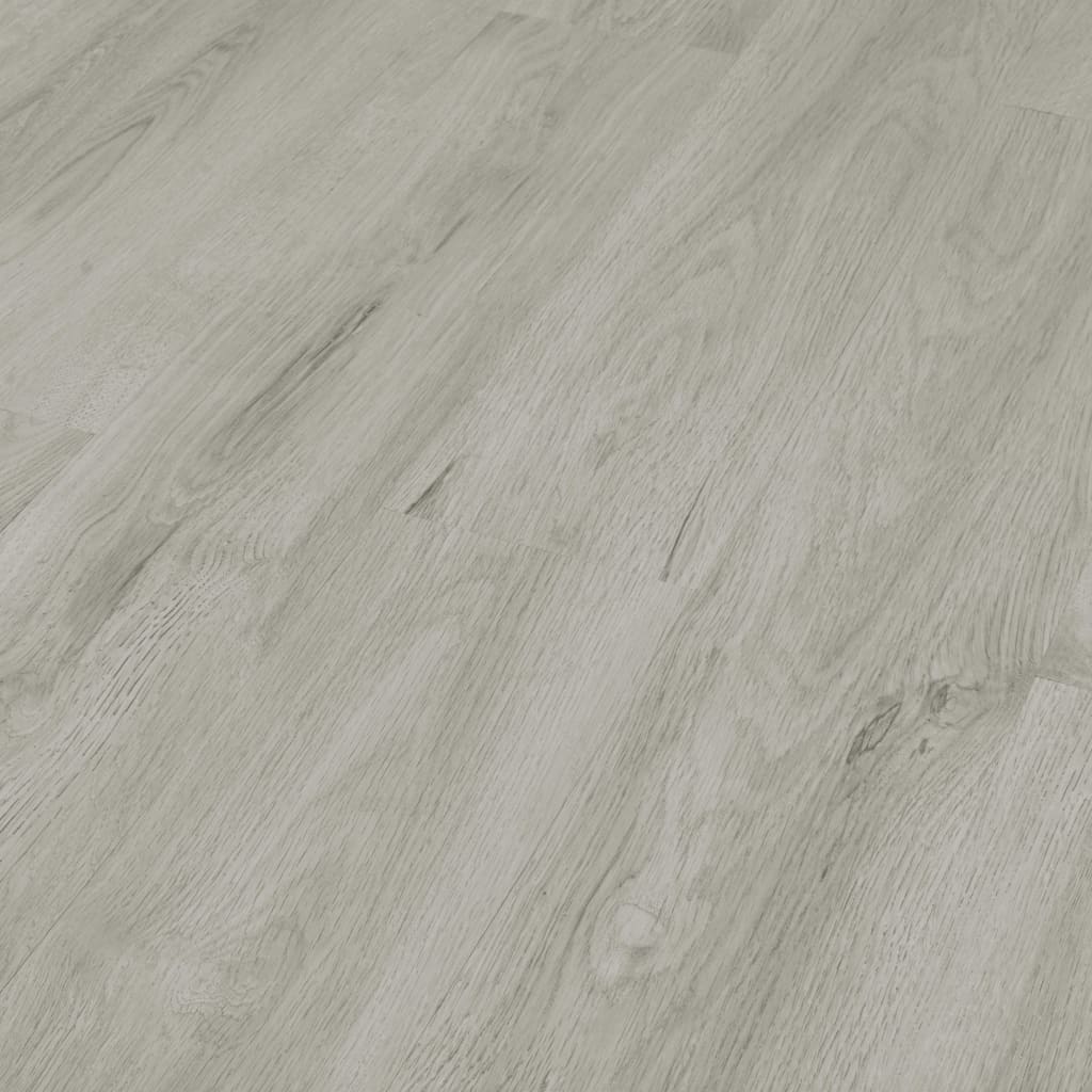 Vidaxl Floorboards Auto -Adhesivo 4.46 m² 3 mm PVC Light Grey