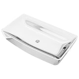 Vidaxl Washbasin 71x38x13,5 cm Cerrame Silver Colored