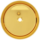 Vidaxl Washbasin 40x15 cm Keramic Gold Colored