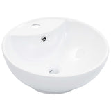 Vidaxl Washbasin s přistáním 46,5x18 cm keramická bílá