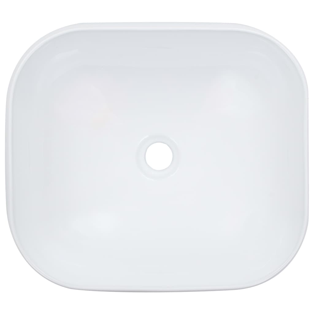 BIDAXL WASHBASIN 44.5x39.5x14.5 cm keramisk vit