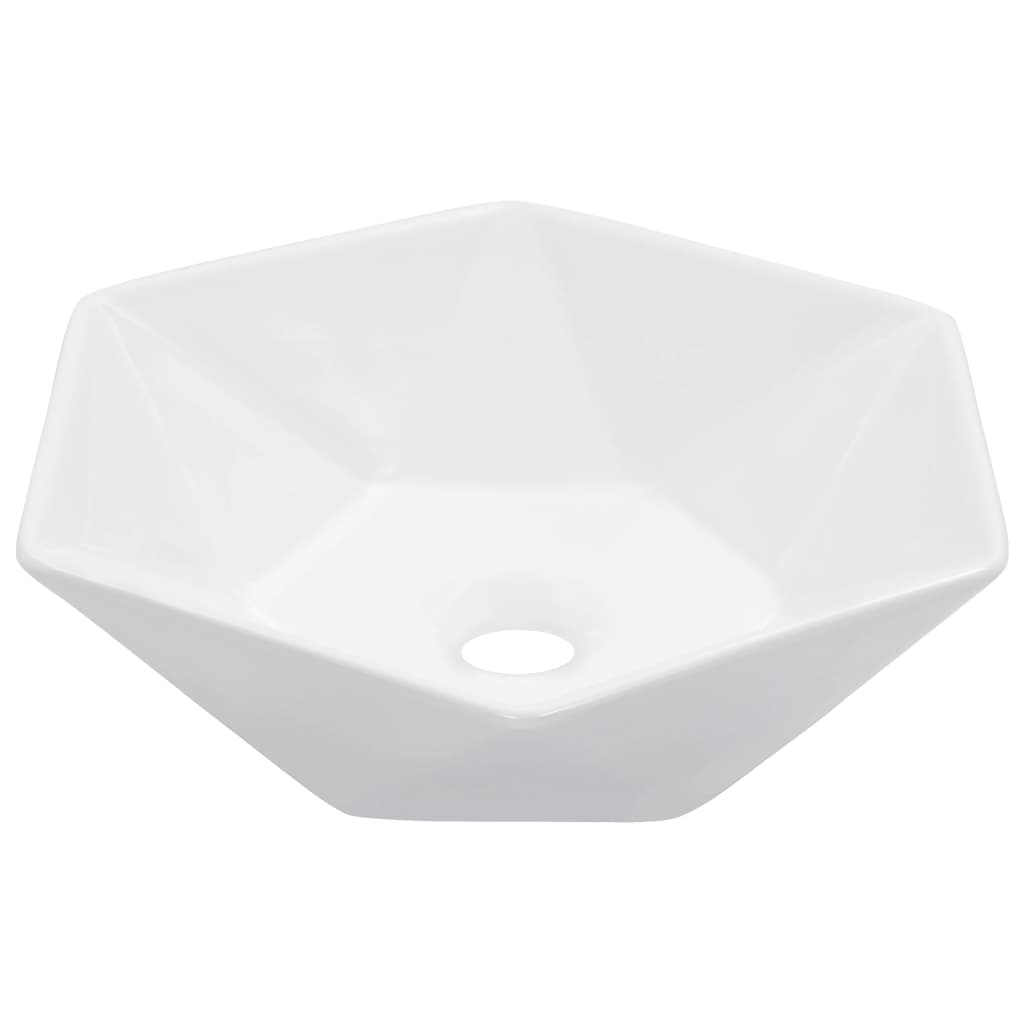 Vidaxl Washbasin 41x36.5x12 cm keramická bílá