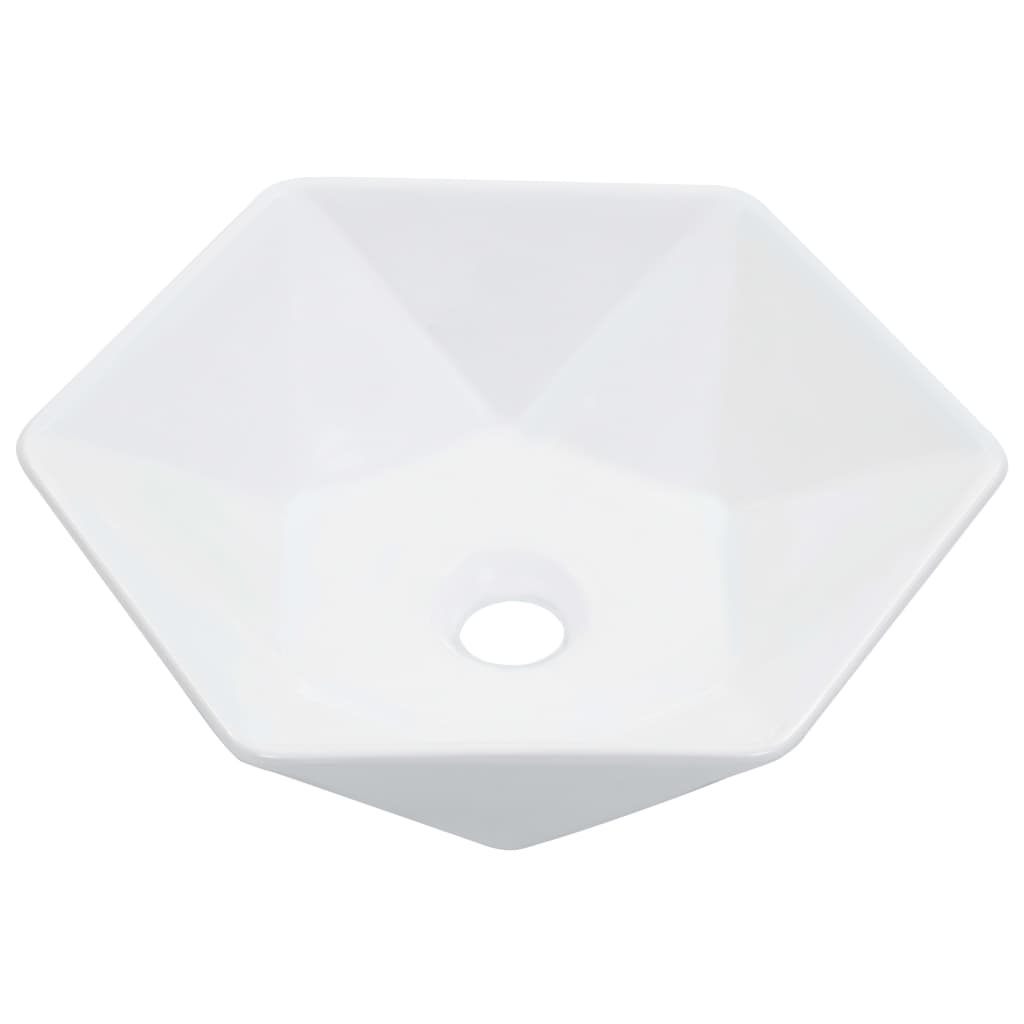 Vidaxl Washbasin 41x36.5x12 cm keramická bílá