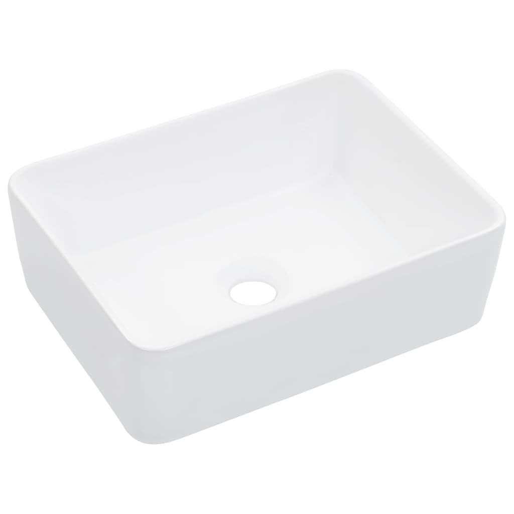 VidaXL Washbasin 40x30x13 cm Ceramic White