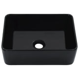 Vidaxl Washbasin 40x30x13 cm en céramique noir