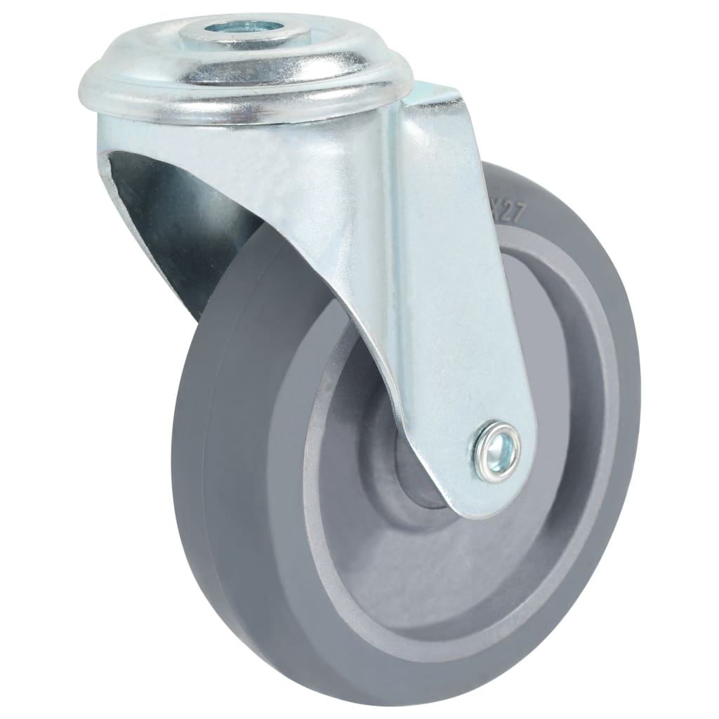 Vidaxl swivel wheels with bolt holes 4 pc 100 mm