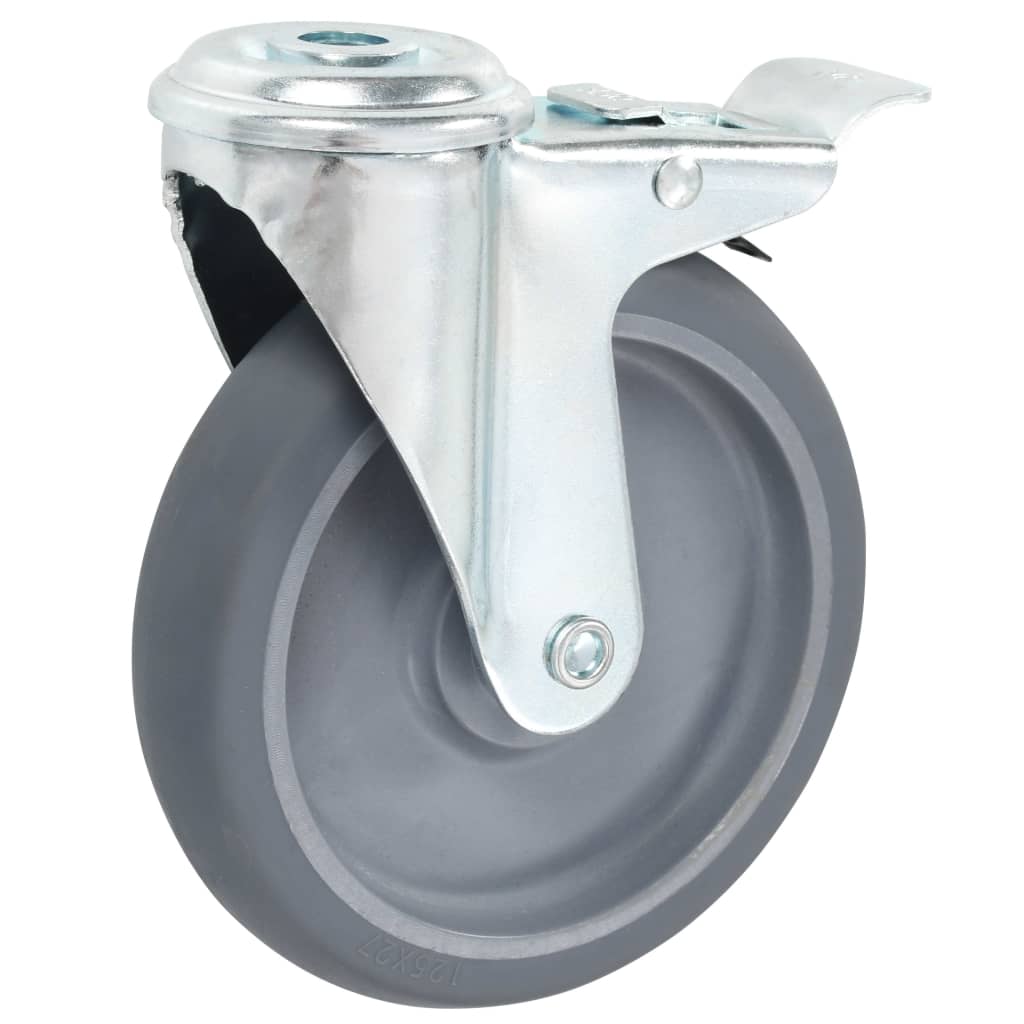 Vidaxl swivel wheels with bolt holes 4 st 125 mm