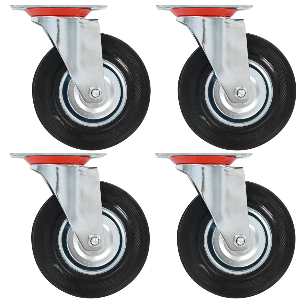 Vidaxl Swivel Wheels 4 st 125 mm