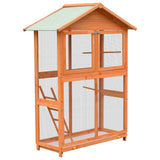 Vidaxl Bird Cage 125.5x59.5x164 CM Pine Pine Pine Madera