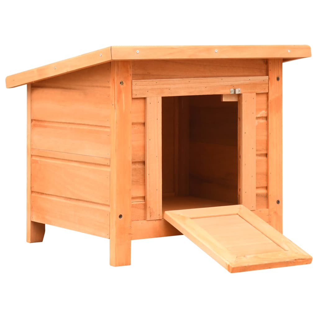 Vidaxl Kattenhuis 50x46x43,5 cm pevné borovice borovice dřevo