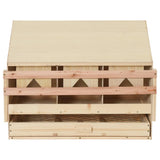 Vidaxl Chicken Shelter 3 Fack 72x33x54 cm Solid Pine