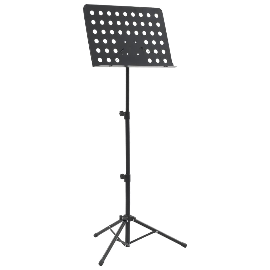 Vidaxl Music Book Stand Steel Black