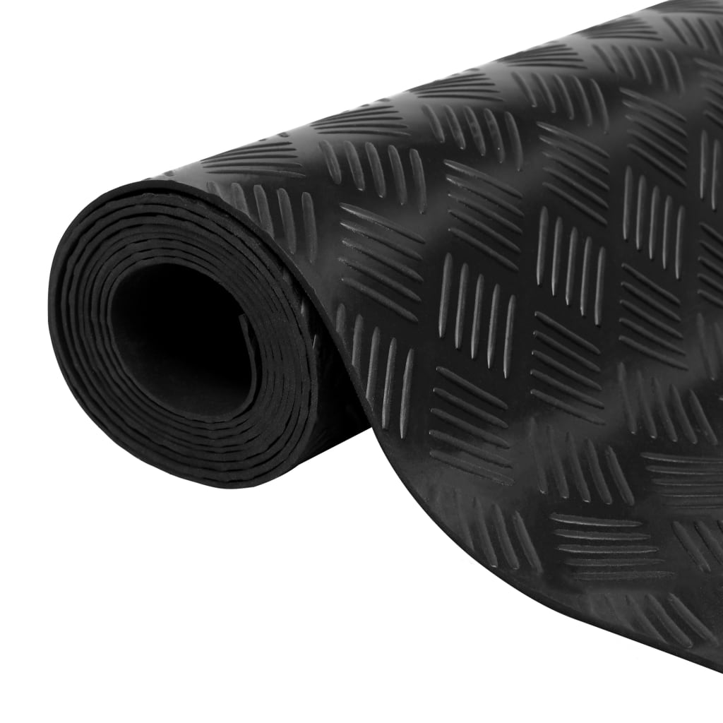 Vidaxl Mat Anti-Slip 3 mm 1,5x4 m gumové okno