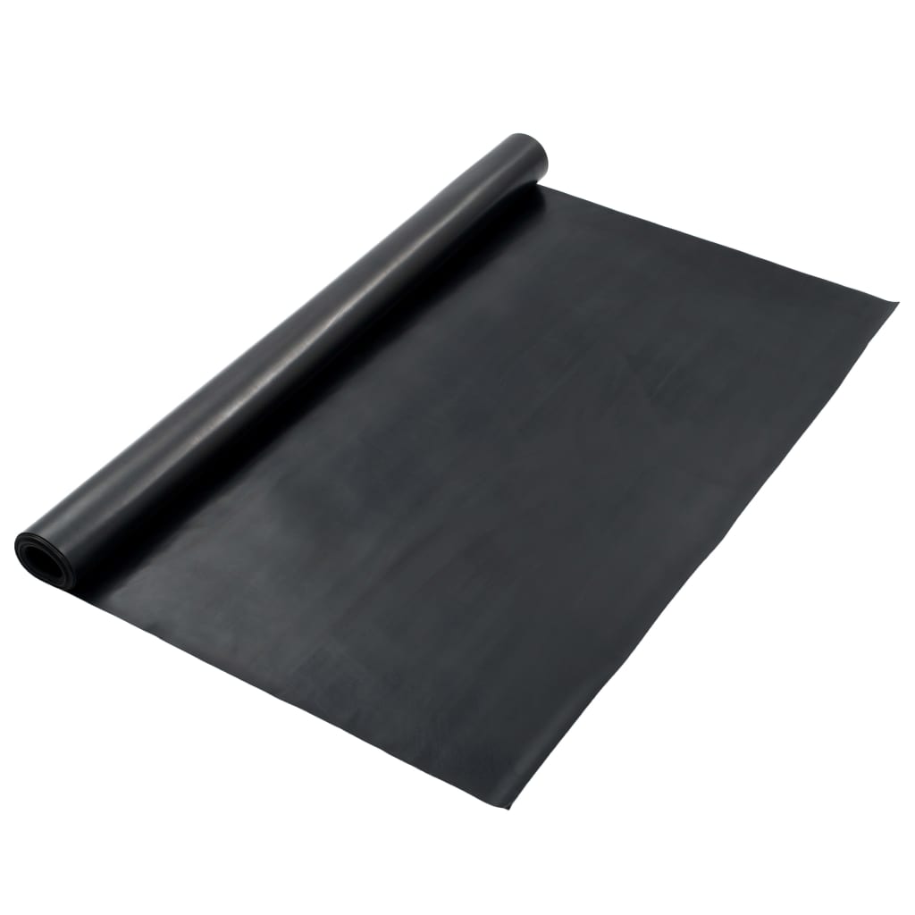 Vidaxl Floor mat Anti-slip 1 mm smooth 1.2x2 m rubber