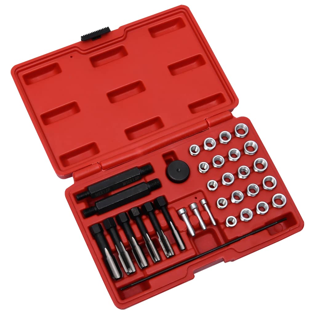 Vidaxl 33-delni Glowa Plug Twening Set M8 M10 M12