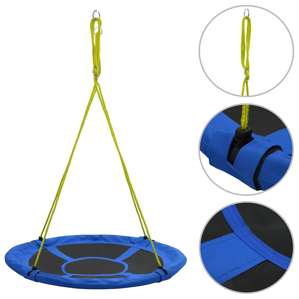 Vidaxl Swing 100 kg 110 cm niebieski