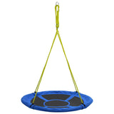 Vidaxl swing 100 kg 110 cm bleu