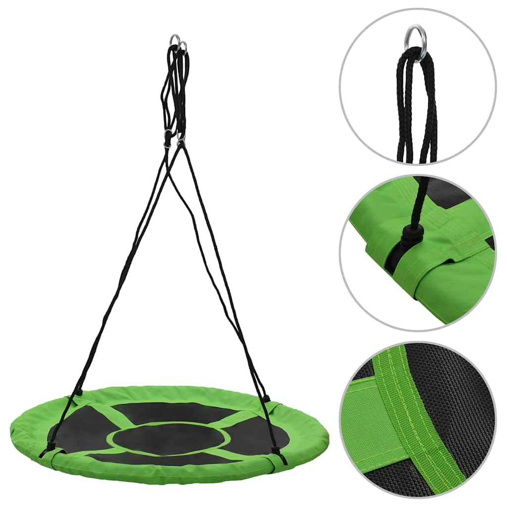 Vidaxl Swing 100 kg 110 cm zelená