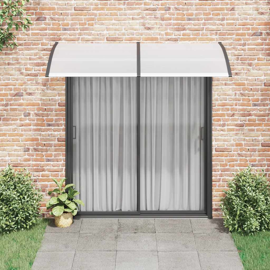 Vidaxl Door Canopy 200x100 cm pc sort sort