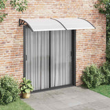 Vidaxl Door Canopy 200x100 cm pc sort sort