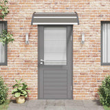 Vidaxl Door Canopy 120x100 cm PC Negro