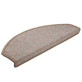 VidaXL 15 st pedal mats 65x24x4 cm light brown