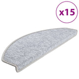 VidaXL 15 stuses 65x24x4 cm light gray